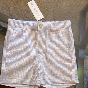NWT Janie and Jack seersucker shorts